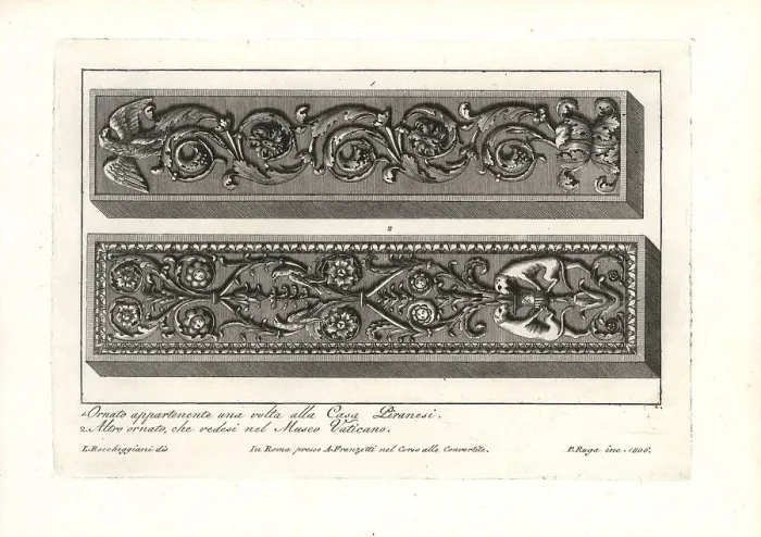 Framed Print : Ancient Roman decorative ornaments Framed Print : Ancient Roman decorative ornaments