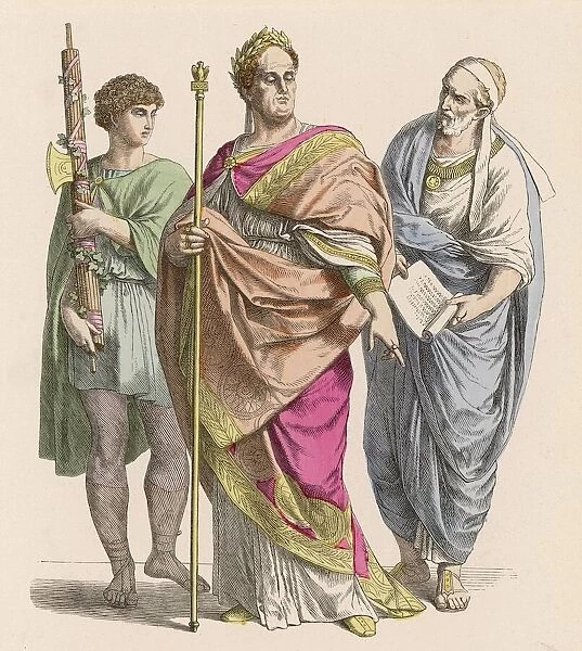Ancient Romans -- Lictor, Emperor and Nobleman