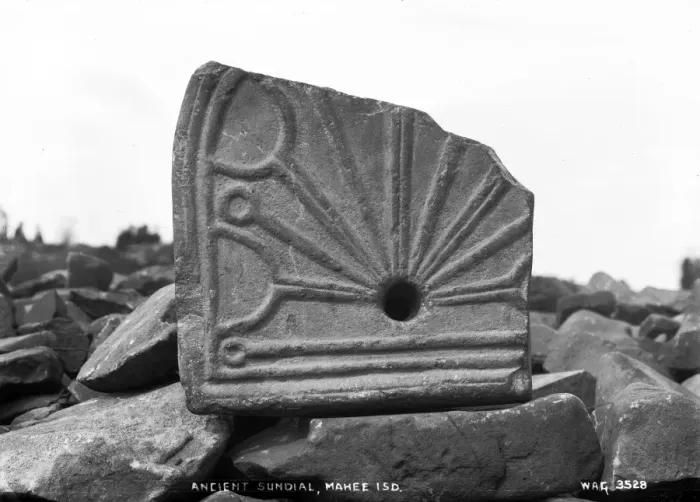 Framed Print : Ancient Sundial, Mahee Island Framed Print : Ancient Sundial, Mahee Island