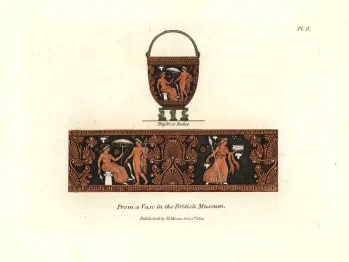 Framed Print : Ancient vase in the British Museum Framed Print : Ancient vase in the British Museum