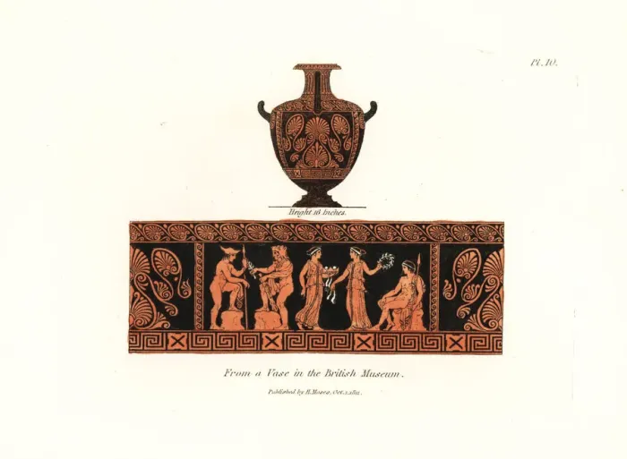 Framed Print : Ancient vase in the British Museum Framed Print : Ancient vase in the British Museum