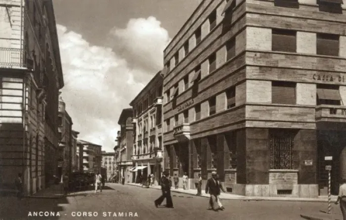 Framed Print : Ancona - Corso Stamira - Italy Framed Print : Ancona - Corso Stamira - Italy