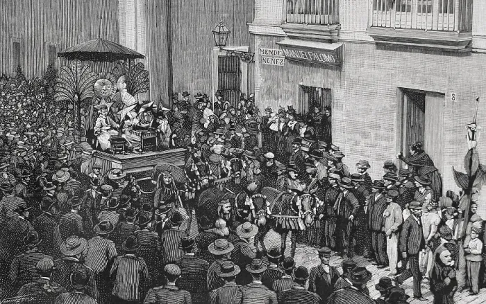 Framed Print : Andalusia. Carnival of Cadiz. Float of the Astros Framed Print : Andalusia. Carnival of Cadiz. Float of the Astros