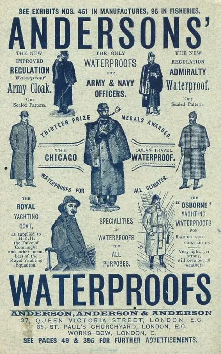 Framed Print : Andersons Waterproofs Advertisement Framed Print : Andersons Waterproofs Advertisement