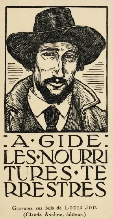 Framed Print : Andre Gide (Jou) Framed Print : Andre Gide (Jou)