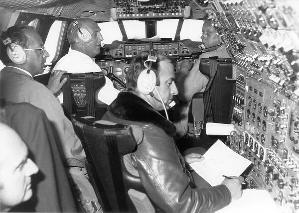 Andre Turcat chief test pilot in command of Concorde No 7