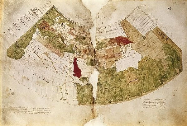 Andrea Biancos Atlas, 1436. Page 10. Map of the