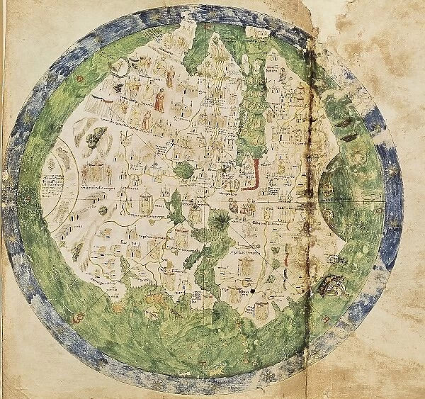 Andrea Biancos Atlas, 1436. Page 10, World Map
