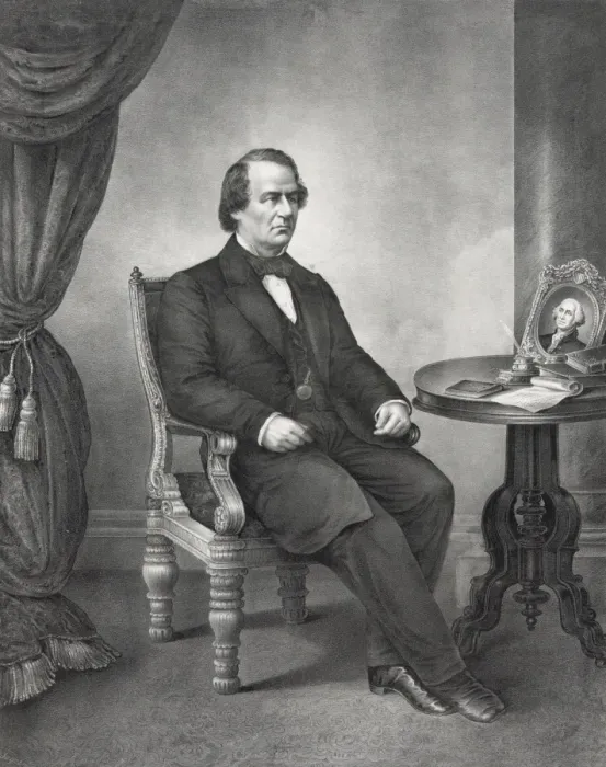 Framed Print : Andrew Johnson - President of the United States Framed Print : Andrew Johnson - President of the United States