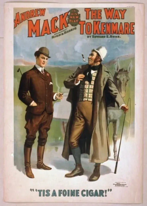Framed Print : Andrew Mack in his new play, The way to Kenmare by Edward E Framed Print : Andrew Mack in his new play, The way to Kenmare by Edward E