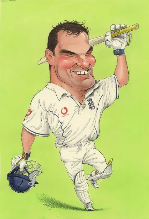 Framed Print : Andrew Strauss - England cricketer Framed Print : Andrew Strauss - England cricketer