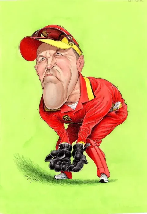 Framed Print : Andy Flower - Cricket coach Framed Print : Andy Flower - Cricket coach