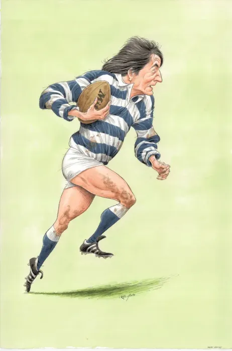 Framed Print : Andy Irvine - Scottish rugby player Framed Print : Andy Irvine - Scottish rugby player