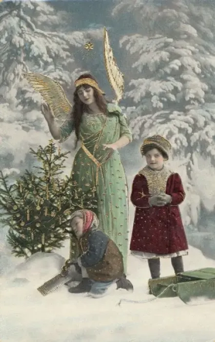 Framed Print : Angel, Children, Tree Framed Print : Angel, Children, Tree