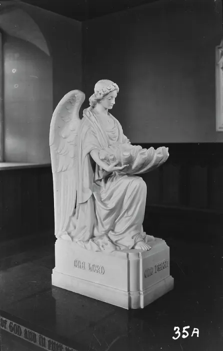 Framed Print : Angel Holding a Shell Framed Print : Angel Holding a Shell