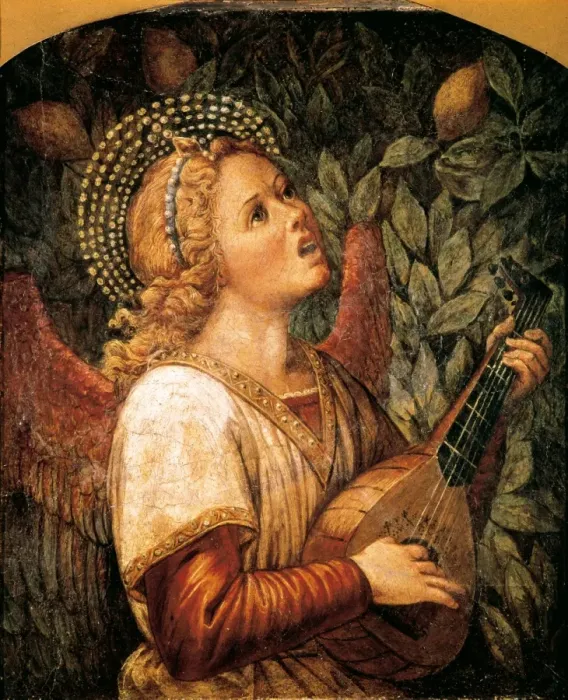 Framed Print : Angel Musician Framed Print : Angel Musician