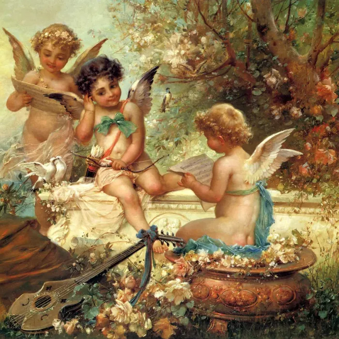 Framed Print : Angel Trio Date: 1859 Framed Print : Angel Trio Date: 1859