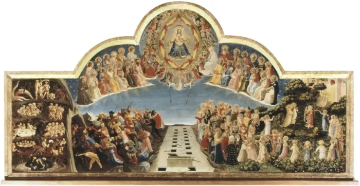 Framed Print : ANGELICO, Fra (1387-1455). The Last Judgement Framed Print : ANGELICO, Fra (1387-1455). The Last Judgement