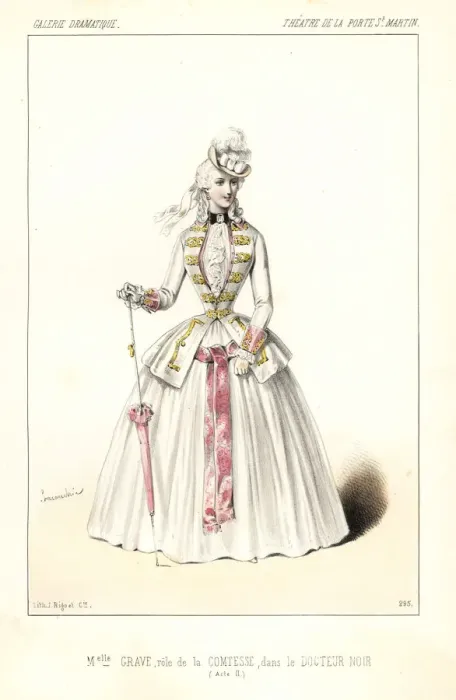 Framed Print : Angelina Grave as the Countess in Le Docteur Noir, 1846 Framed Print : Angelina Grave as the Countess in Le Docteur Noir, 1846