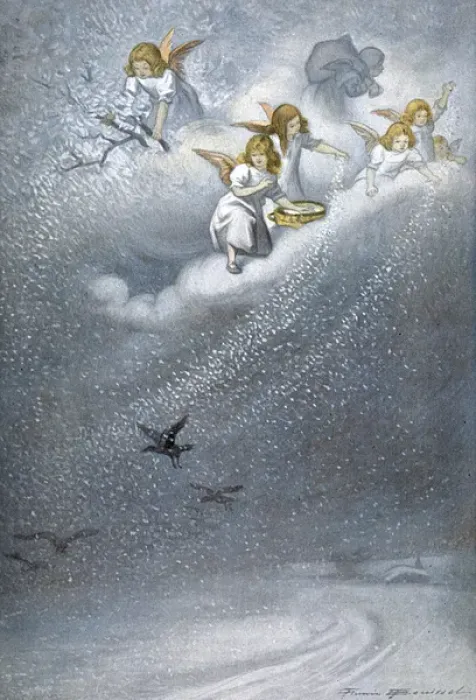 Framed Print : Angels Make Snow Framed Print : Angels Make Snow