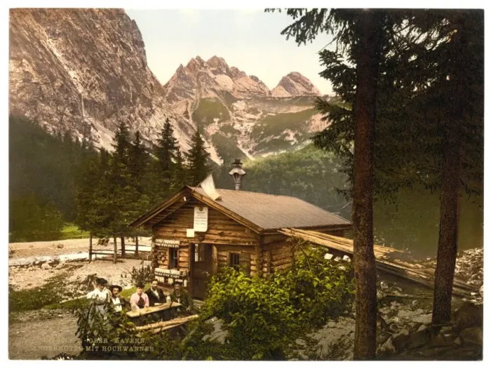 Framed Print : Angerhutte and Hockwanner, Hinterrainthal, Upper Bavaria, Ge