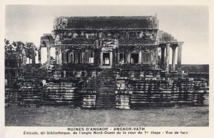 Framed Print : Angkor Wat - Cambodia - Shrine or Library Framed Print : Angkor Wat - Cambodia - Shrine or Library