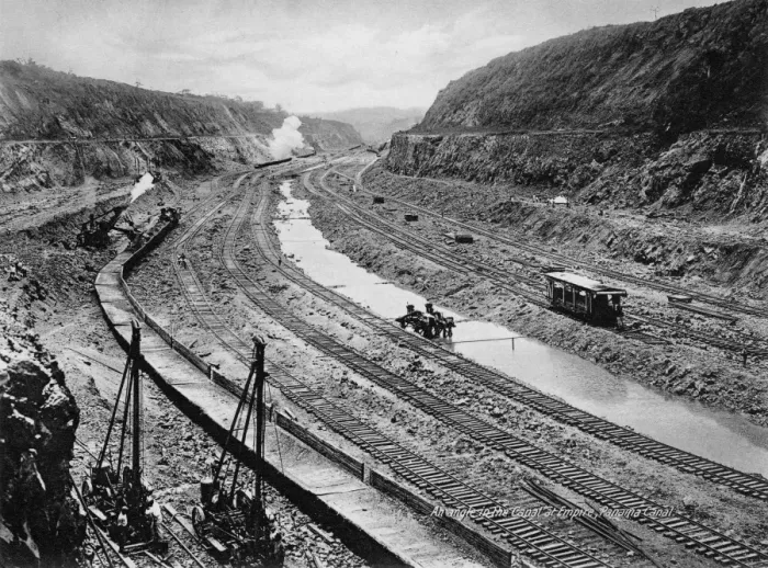 Framed Print : An angle in the Canal at Empire, Panama Canal Framed Print : An angle in the Canal at Empire, Panama Canal