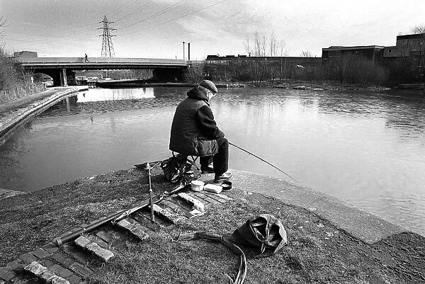 Angler, Tinsley Locks, Sheffield