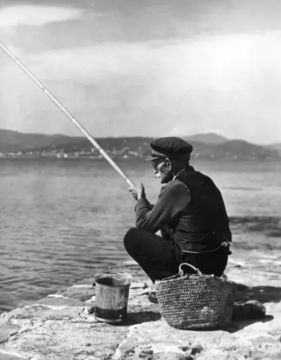 Framed Print : Angling at St. Tropez Framed Print : Angling at St. Tropez