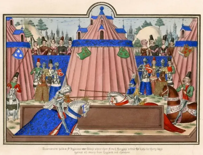 Framed Print : Anglo-French / Tournament Framed Print : Anglo-French / Tournament