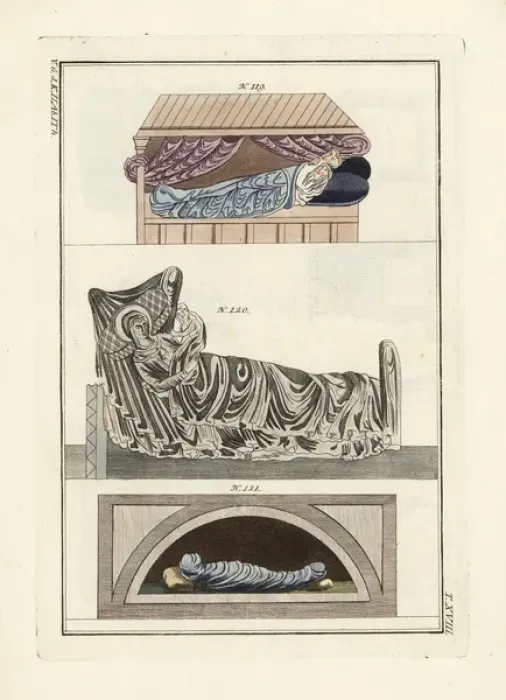 Framed Print : Anglo Saxon and Danish beds Framed Print : Anglo Saxon and Danish beds