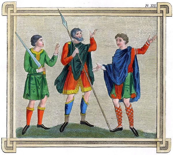 Anglo-Saxon Men Pl. XIX