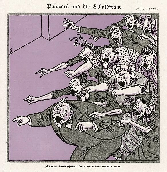 An Angry Demo Crowd 1921