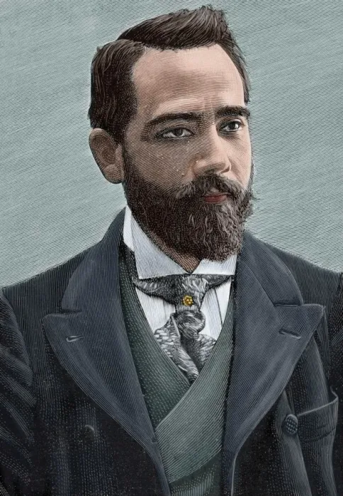 Framed Print : Aniceto Marinas Garcia (1866-1953). Spanish sculptor. Portra Framed Print : Aniceto Marinas Garcia (1866-1953). Spanish sculptor. Portra