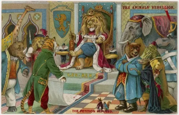 Framed Print : Animal Rebellion - 1