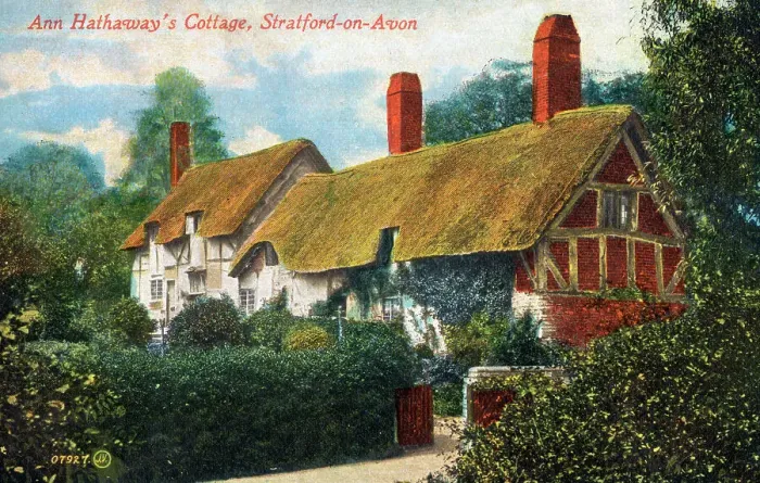 Framed Print : Ann Hathaway's Cottage, Shottery, Warwickshire Framed Print : Ann Hathaway's Cottage, Shottery, Warwickshire