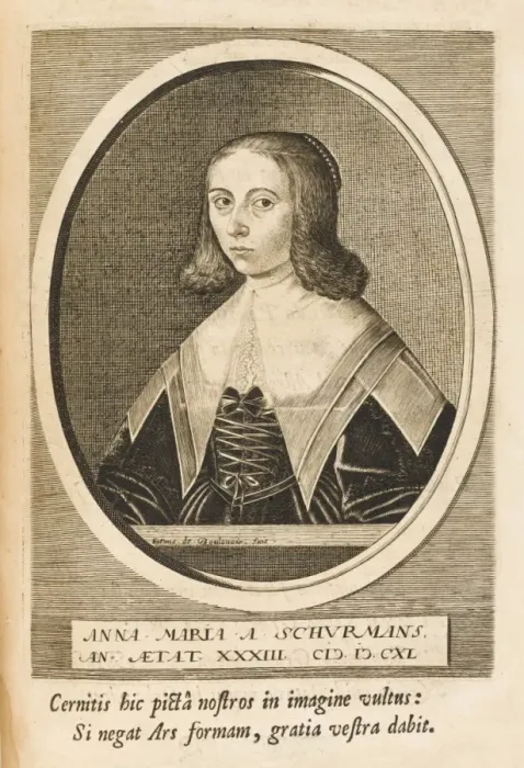 Framed Print : Anna Maria Van Schurman Framed Print : Anna Maria Van Schurman