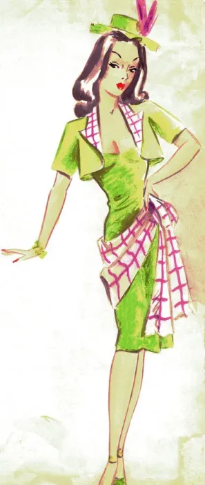 Framed Print : Anna - Murrays Cabaret Club costume design Framed Print : Anna - Murrays Cabaret Club costume design