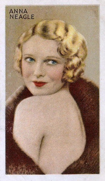 Vintage Art Poster Silver Screen Actress Anna Neagle Print A4 A3 A2 A1 