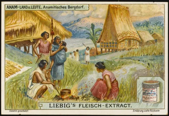 Framed Print : Annamese Village Scene Framed Print : Annamese Village Scene