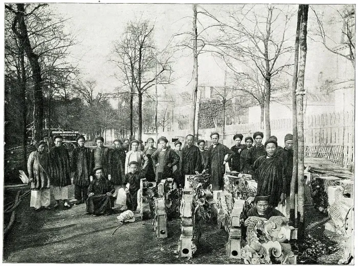 Framed Print : Annamites of Vietnam, Paris Exhibition of 1889 Framed Print : Annamites of Vietnam, Paris Exhibition of 1889