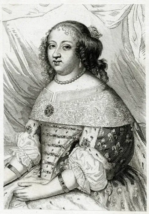 Framed Print : Anne of Austria / Anon Eng Framed Print : Anne of Austria / Anon Eng