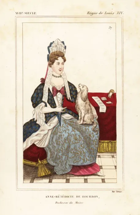 Framed Print : Anne-Benedicte de Bourbon, Duchesse du Maine 1676-1753 Framed Print : Anne-Benedicte de Bourbon, Duchesse du Maine 1676-1753