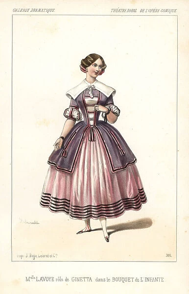 Anne-Benoite-Louise Lavoye in Le Bouquet de l Infante, 1846