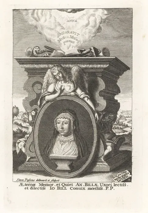 Framed Print : Anne Bill. mystic wife of printer John Bill, died 1621 Framed Print : Anne Bill. mystic wife of printer John Bill, died 1621