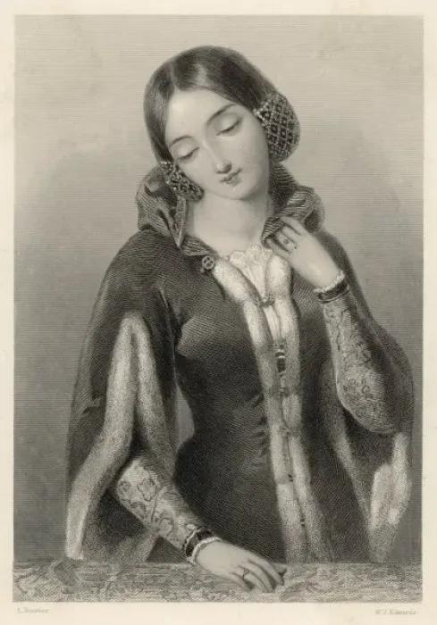 Framed Print : Anne of Bohemia / Bouvier Framed Print : Anne of Bohemia / Bouvier