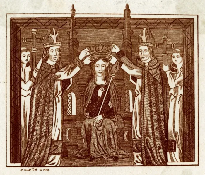 Framed Print : Anne of Bohemia / Strutt Framed Print : Anne of Bohemia / Strutt