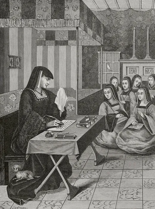 Framed Print : Anne of Brittany (1477-1514). Queen consort of