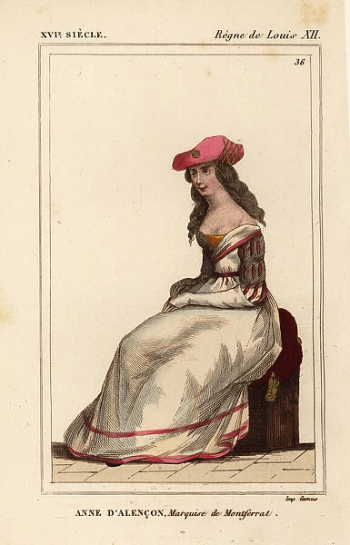 Anne d Alencon, Lady of La Guerche, Marquise