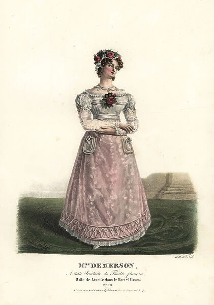 Anne Demerson as Liselle in Le Mari et l Amant, 1821